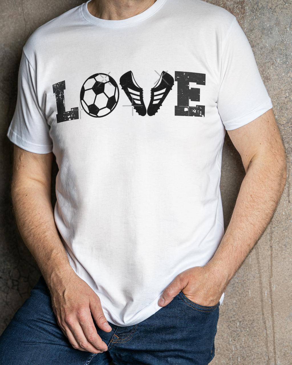 'LOVE' Regular Fit T-Shirt for Men/Women