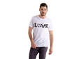 'LOVE' Regular Fit T-Shirt for Men/Women