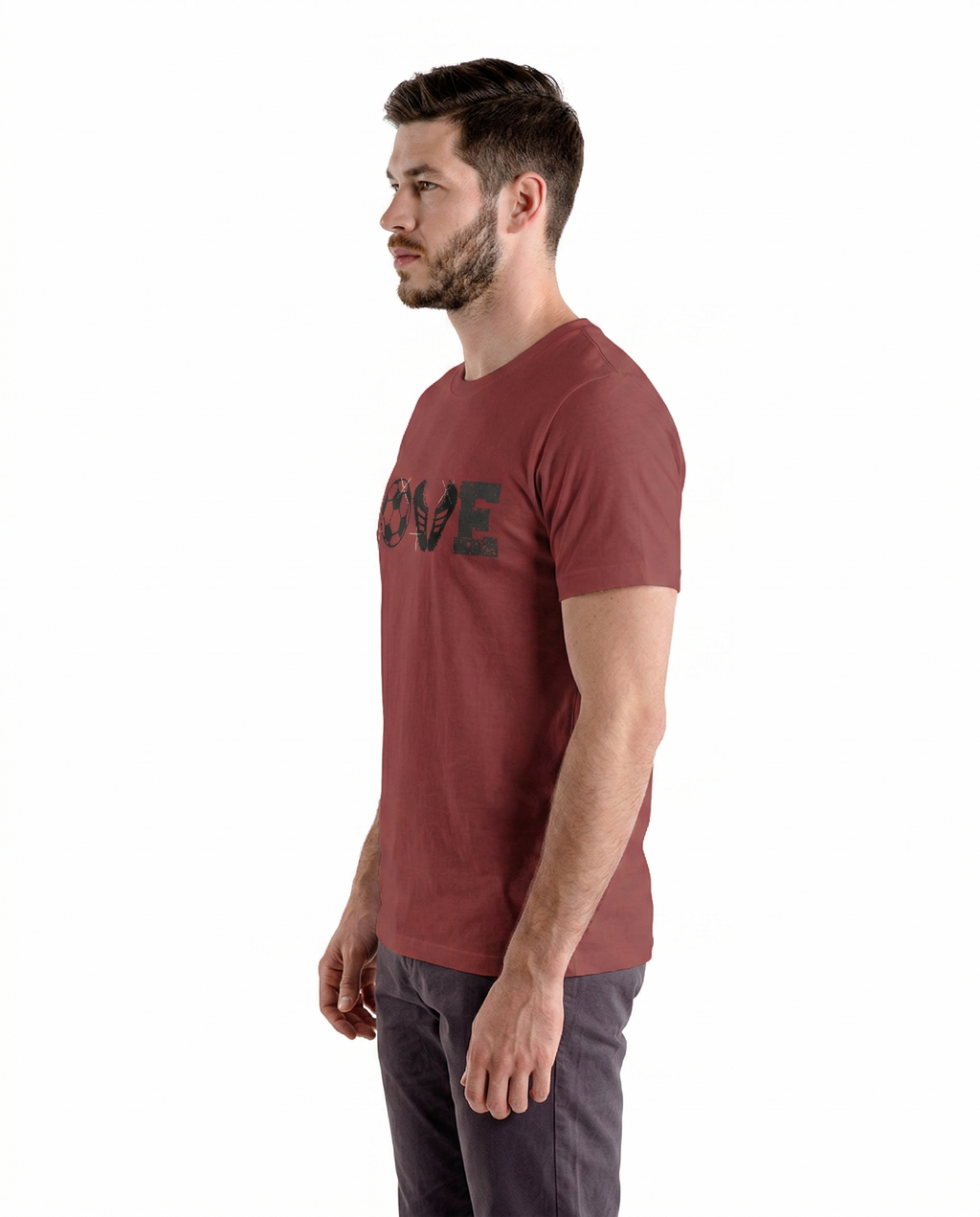 'LOVE' Regular Fit T-Shirt for Men/Women