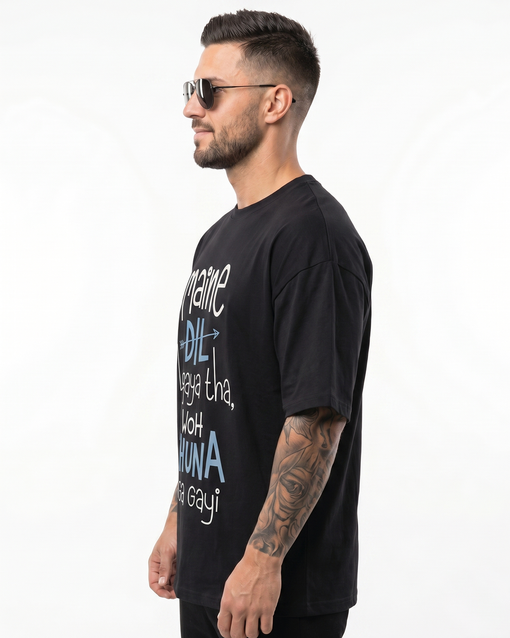 'Maine Dil Lagaya Tha' Oversized T-Shirt for Men/Women