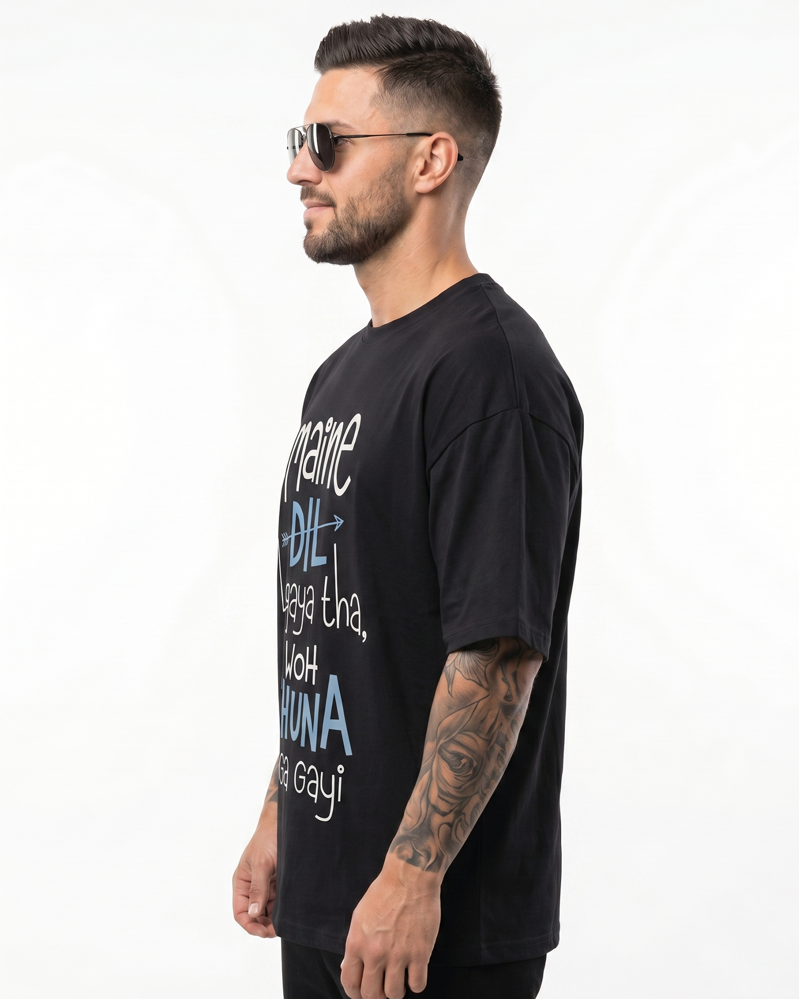 'Maine Dil Lagaya Tha' Oversized T-Shirt for Men/Women