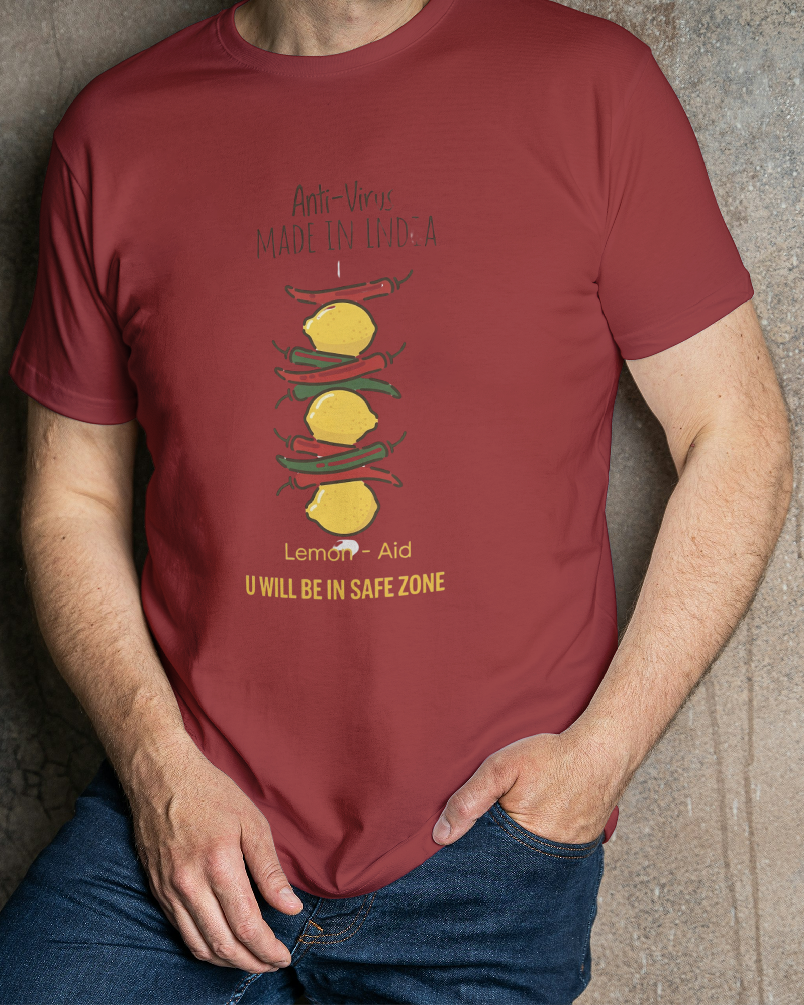 Anti Virus Regular Fit T-Shirt for Men/Women