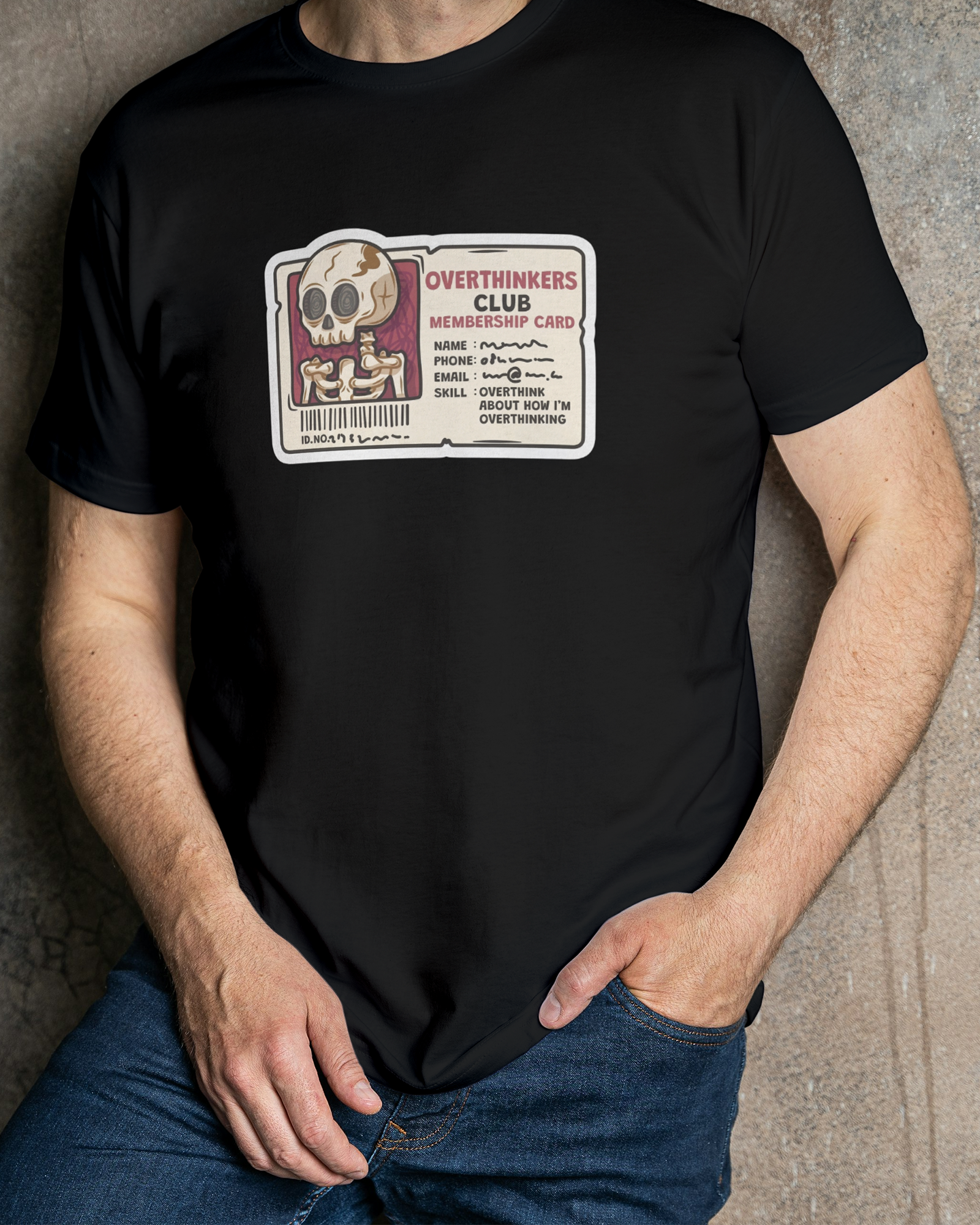 Overthinkers Club Regular Fit T-Shirt for Men/Women