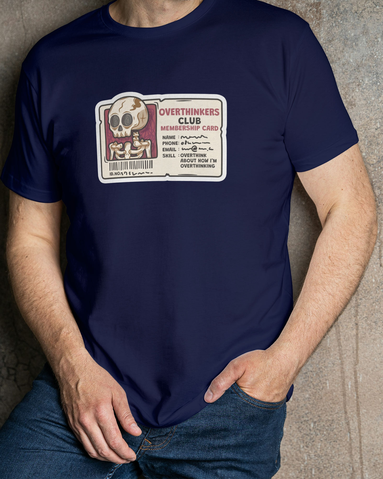 Overthinkers Club Regular Fit T-Shirt for Men/Women