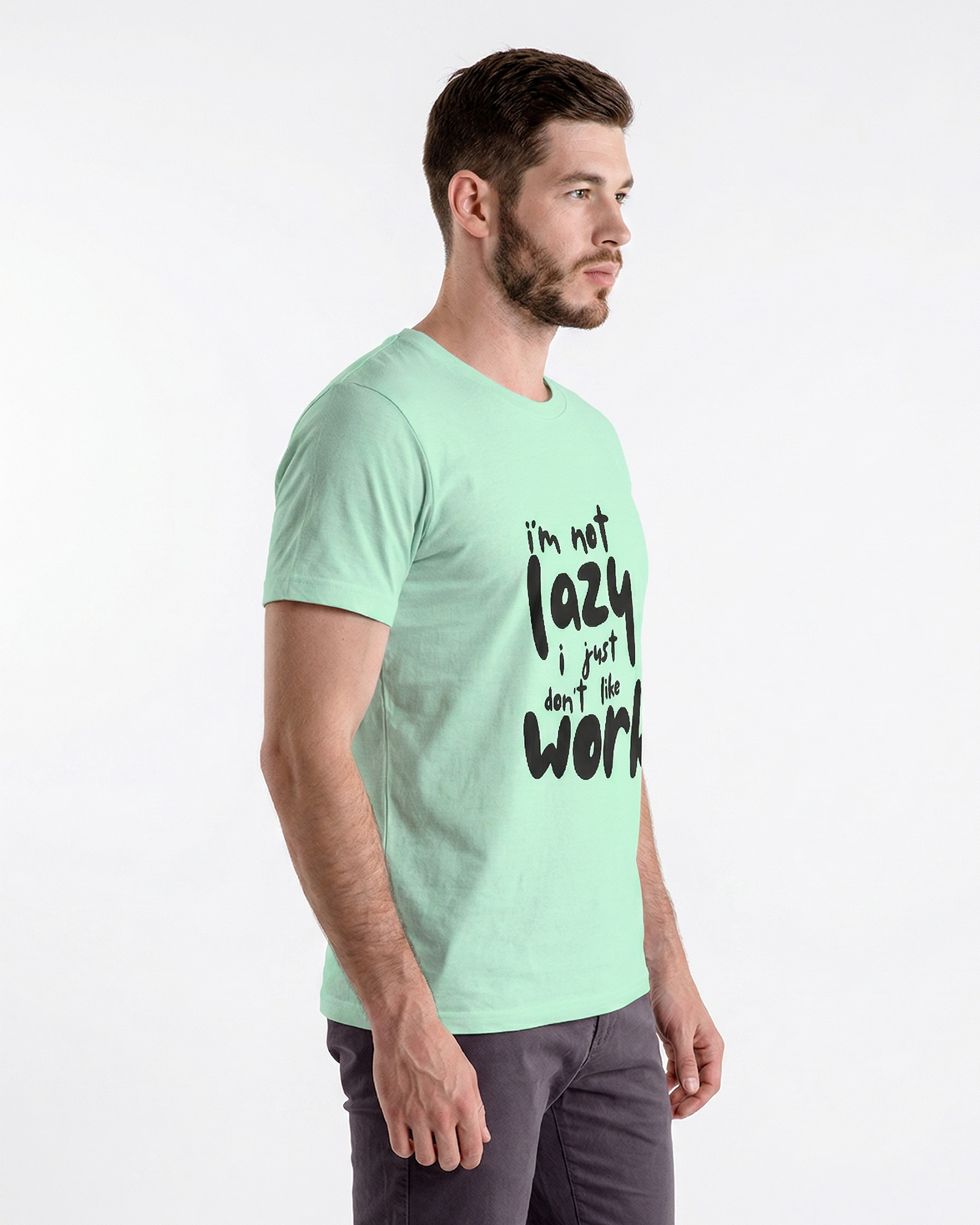 I'm Not Lazy Regular Fit T-Shirt for Men/Women