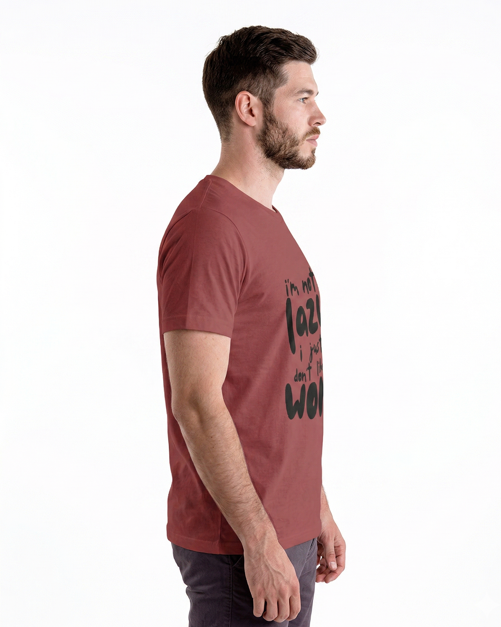 I'm Not Lazy Regular Fit T-Shirt for Men/Women