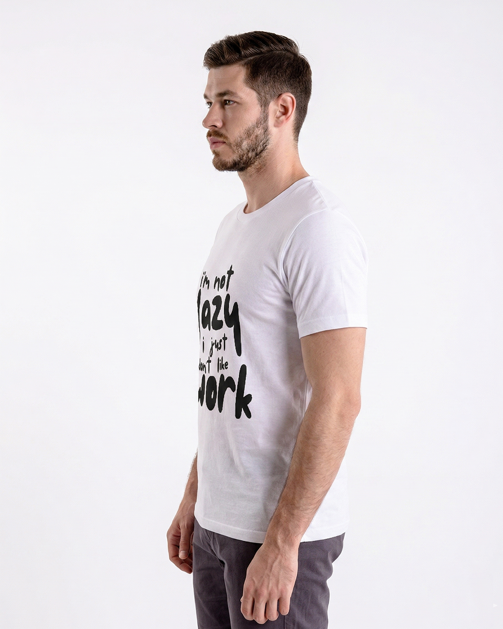 I'm Not Lazy Regular Fit T-Shirt for Men/Women