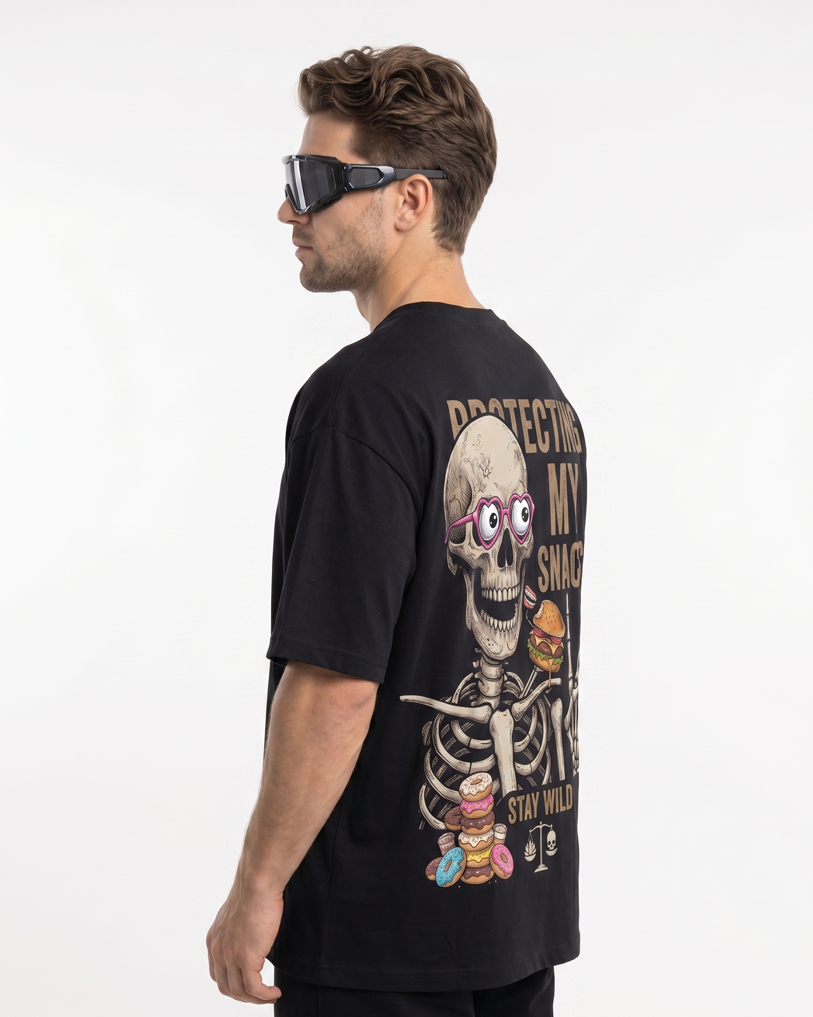 'Protecting My Snacks' Oversized T-Shirt for Men/Women