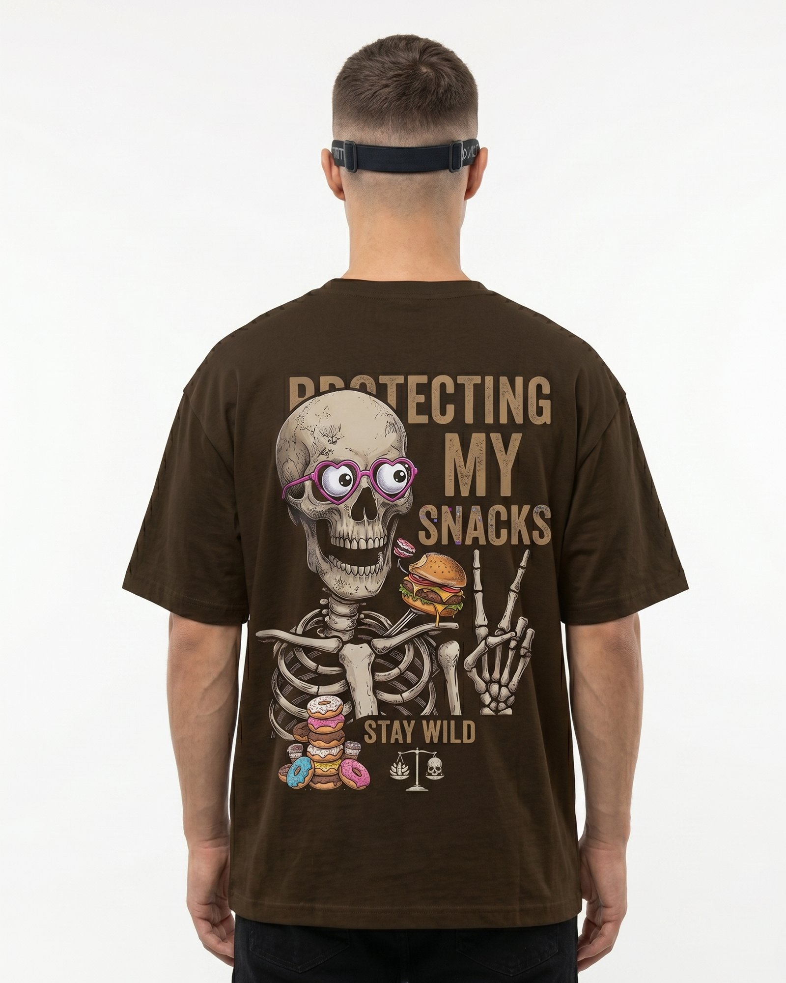 'Protecting My Snacks' Oversized T-Shirt for Men/Women