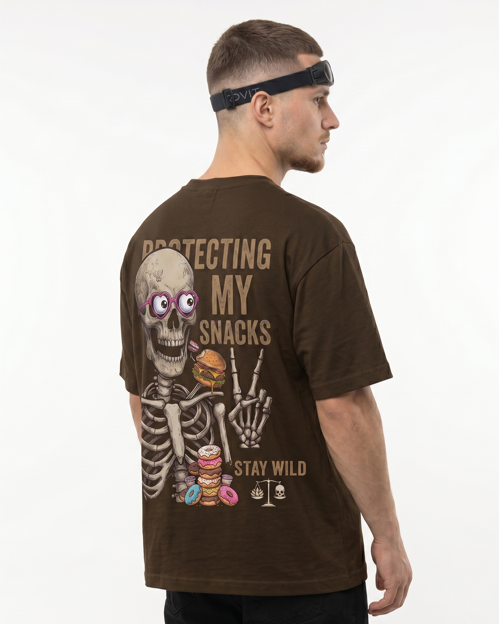 'Protecting My Snacks' Oversized T-Shirt for Men/Women