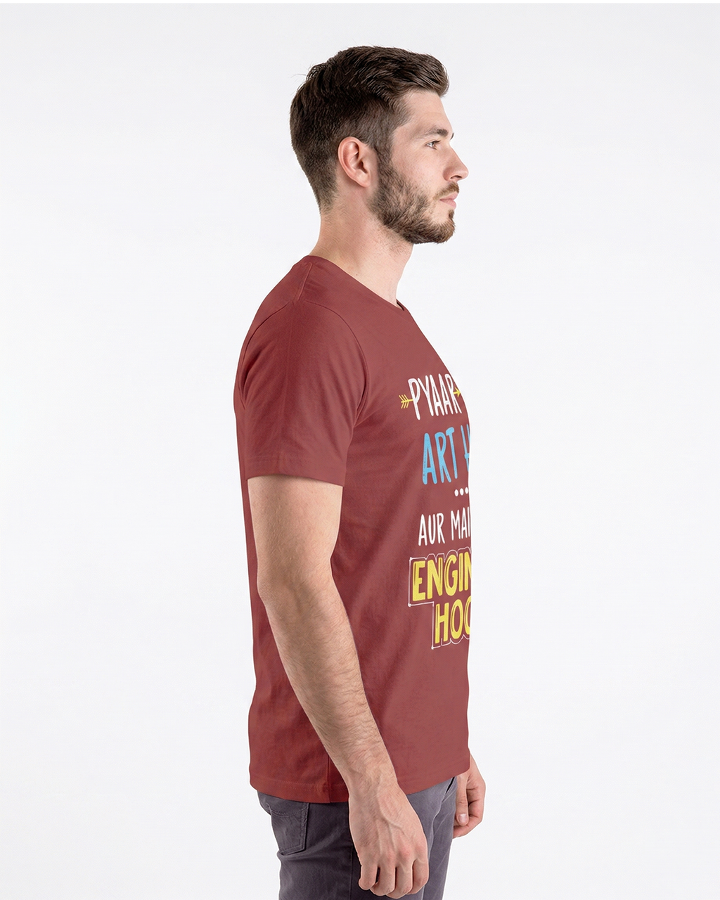 'Pyar Ek Art Hai' Regular Fit T-Shirt for Men/Women