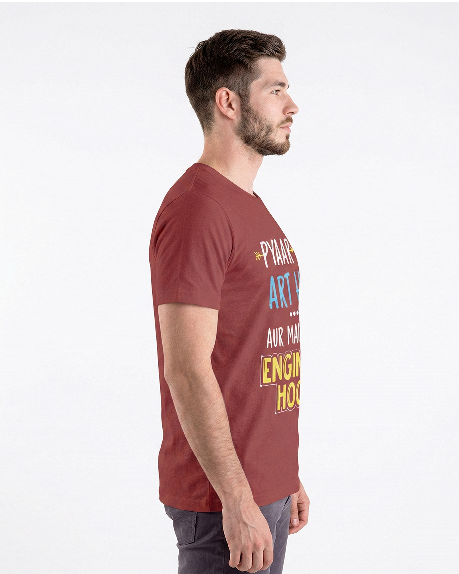 'Pyar Ek Art Hai' Regular Fit T-Shirt for Men/Women