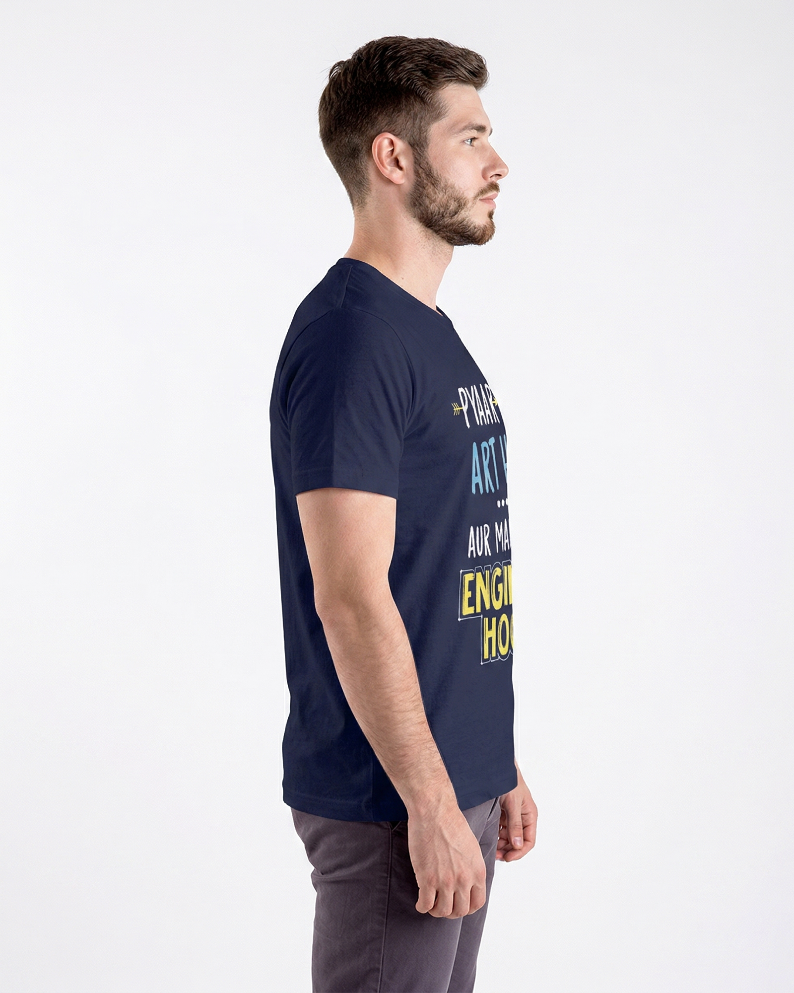 'Pyar Ek Art Hai' Regular Fit T-Shirt for Men/Women