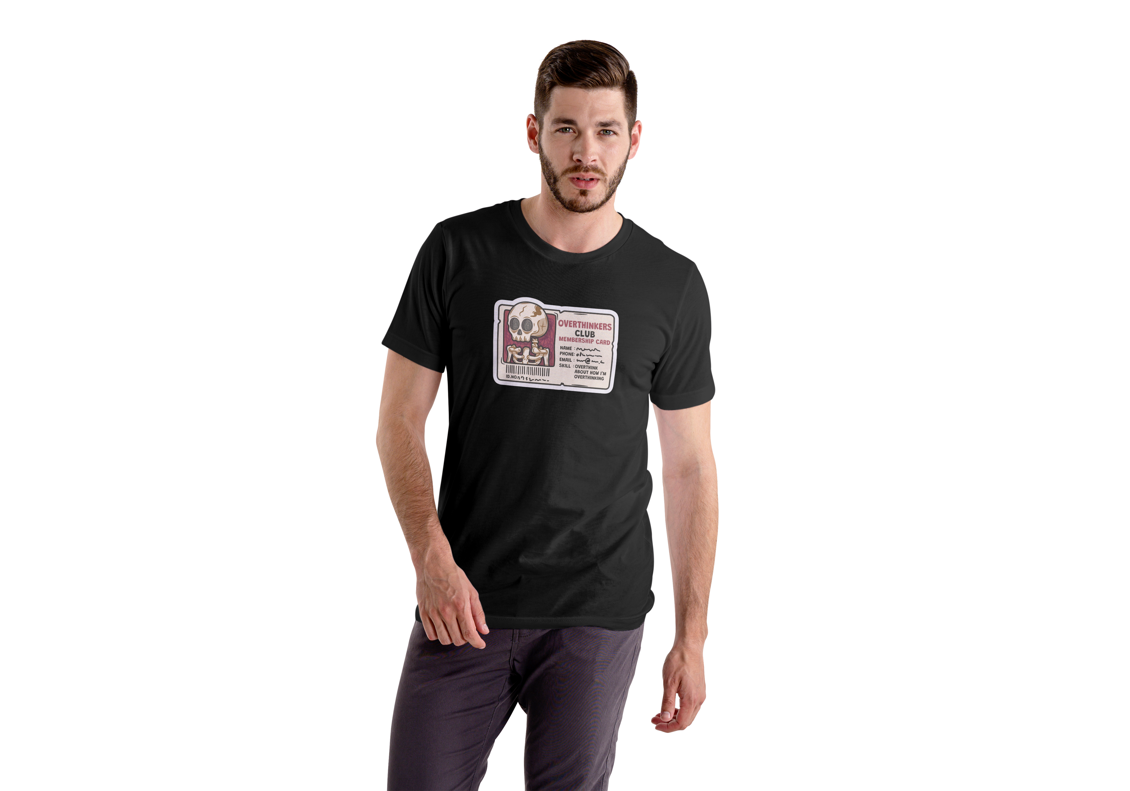 Overthinkers Club Regular Fit T-Shirt for Men/Women