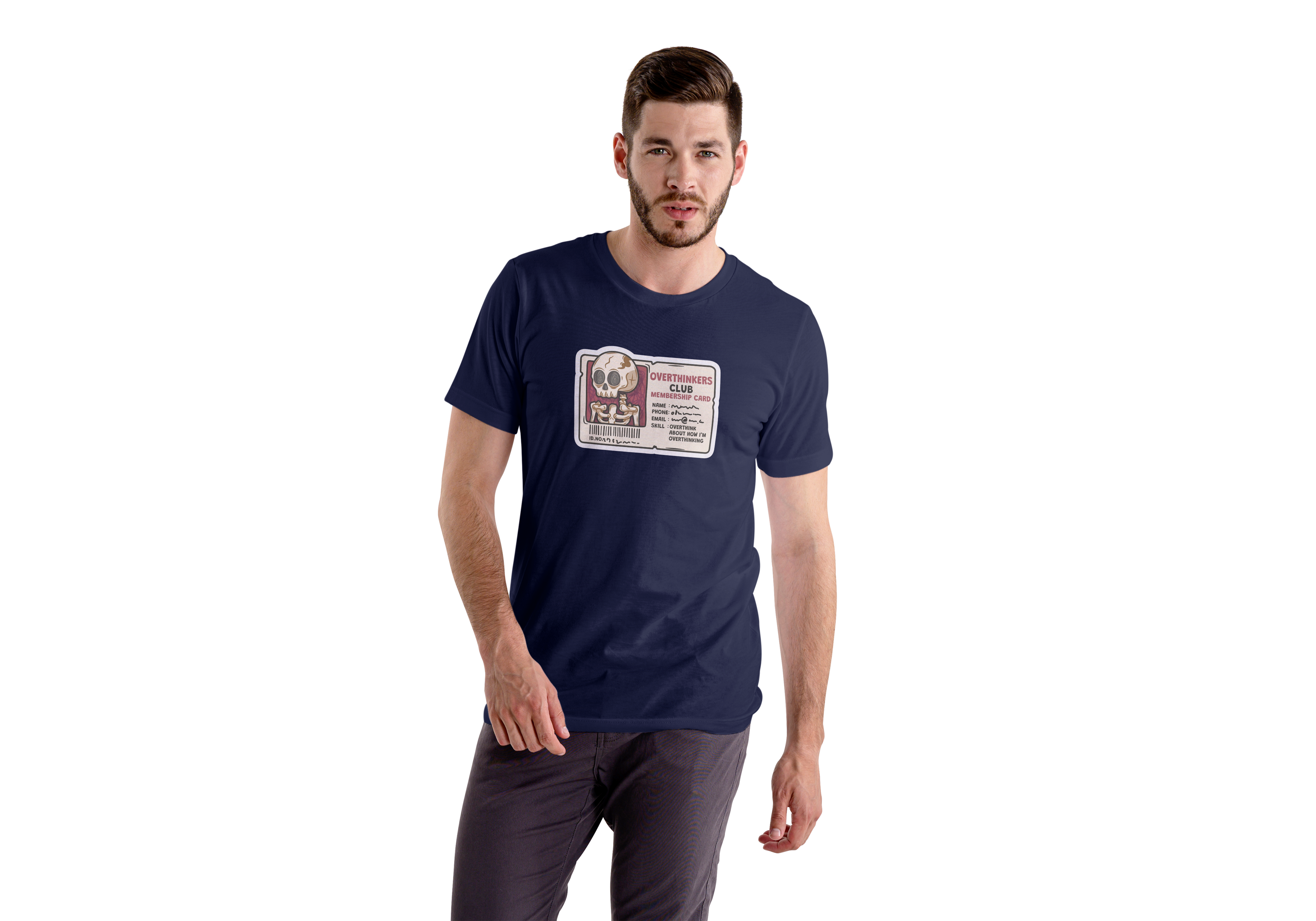 Overthinkers Club Regular Fit T-Shirt for Men/Women