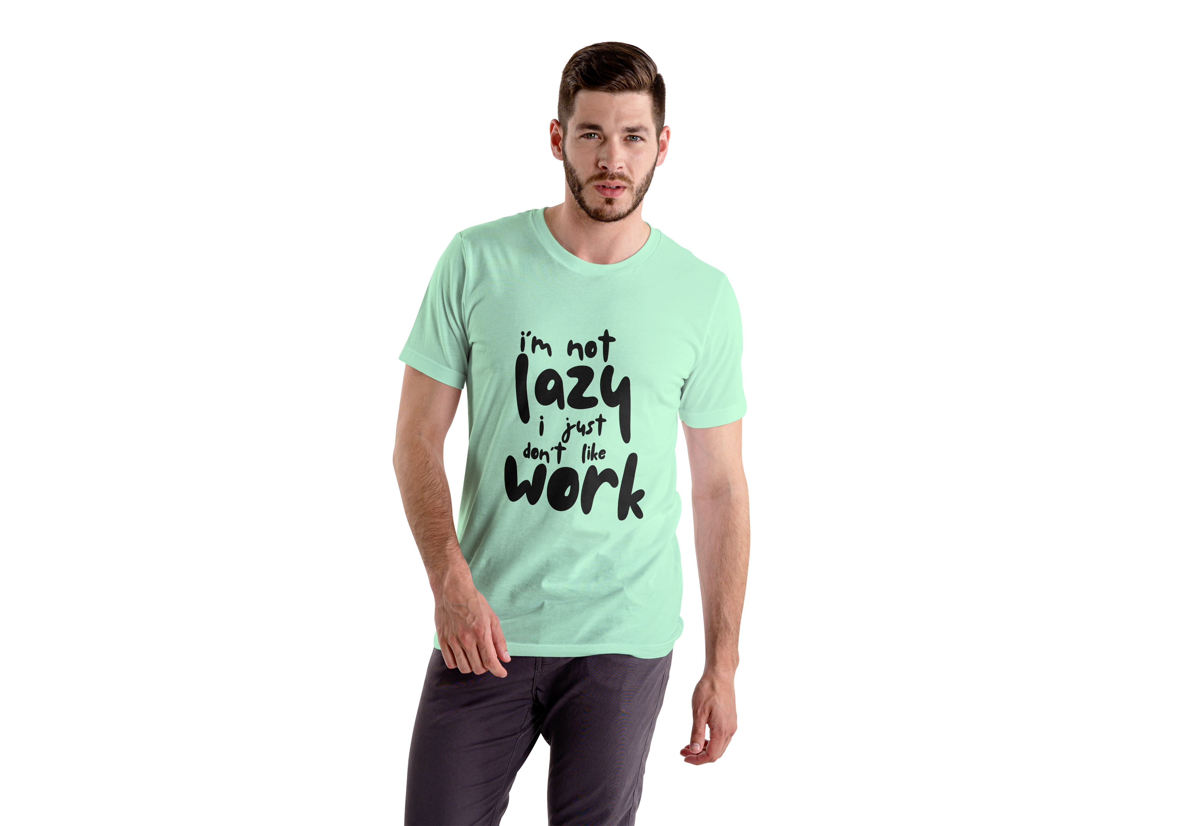 I'm Not Lazy Regular Fit T-Shirt for Men/Women
