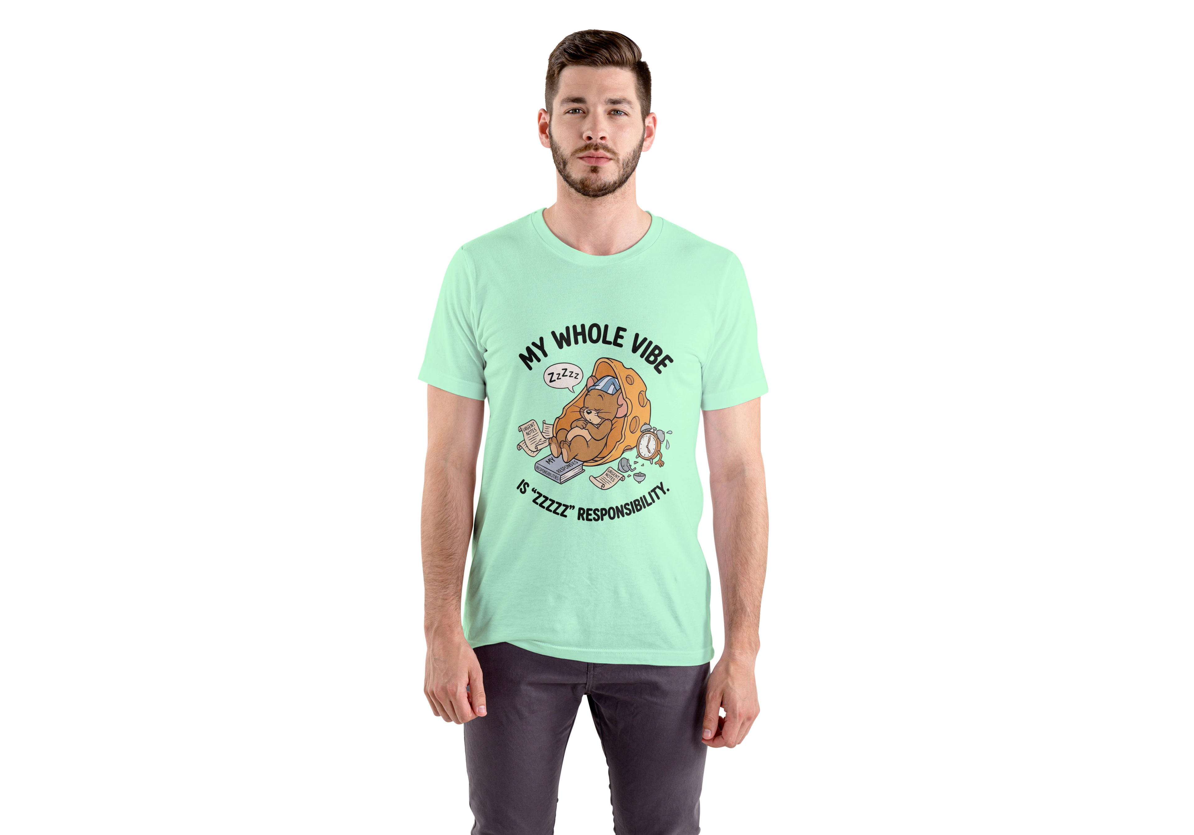 My Whole Vibe Regular Fit T-Shirt for Men/Women