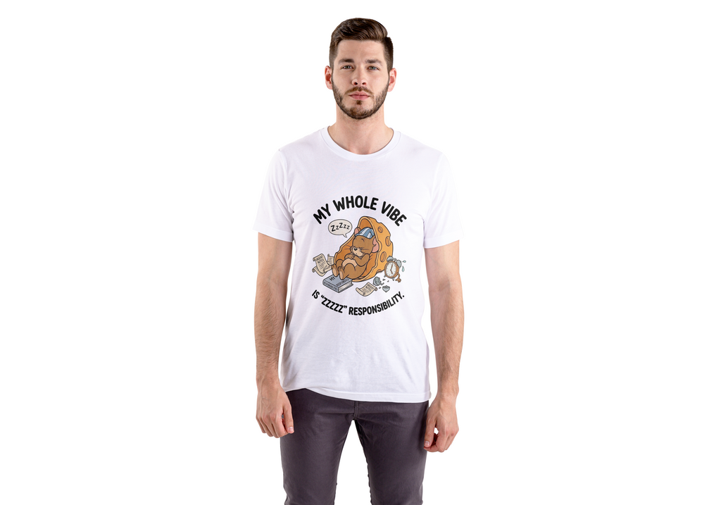 My Whole Vibe Regular Fit T-Shirt for Men/Women