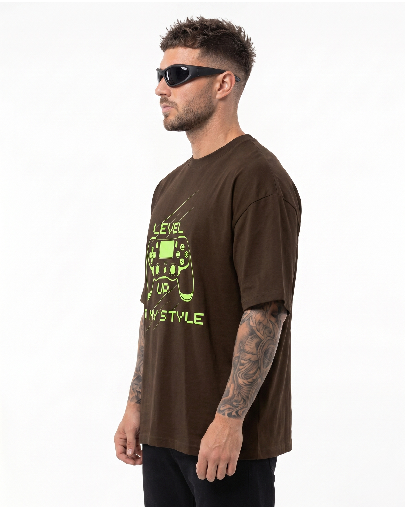'Level Up On My Style' Oversized T-Shirt for Men/Women