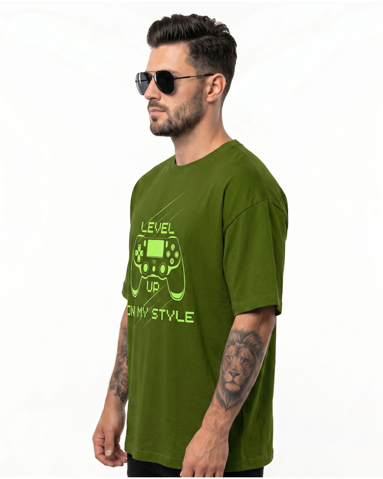 'Level Up On My Style' Oversized T-Shirt for Men/Women