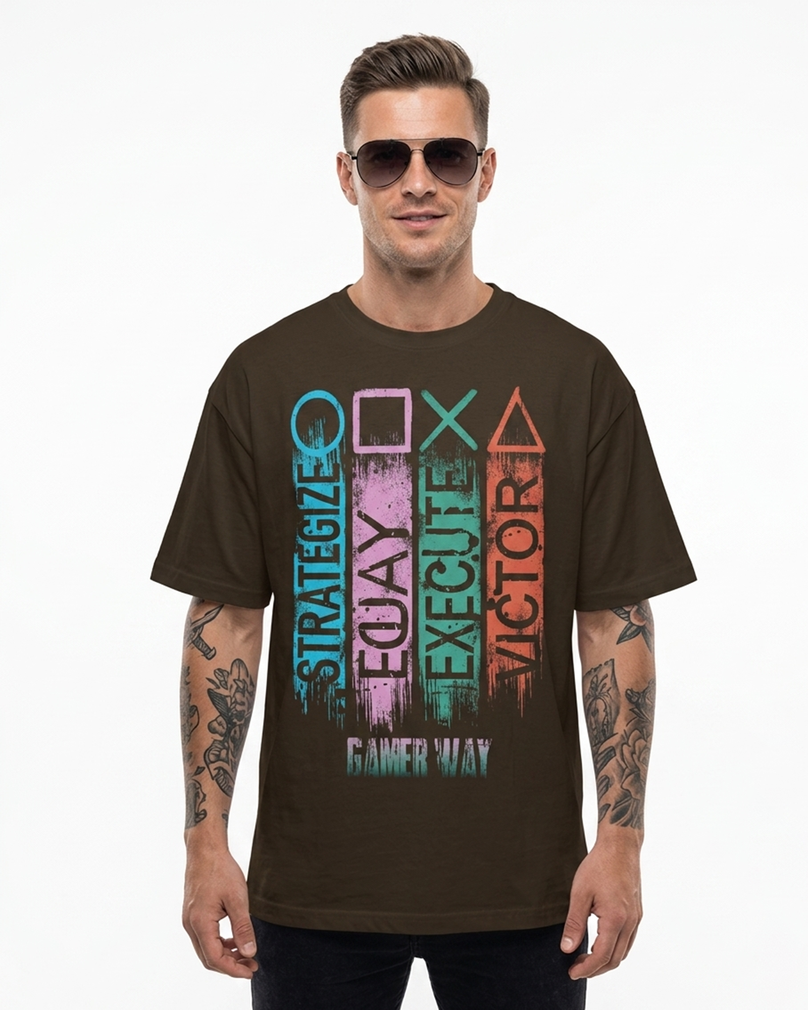 'Gamer Way' Oversized T-Shirt for Men/Women