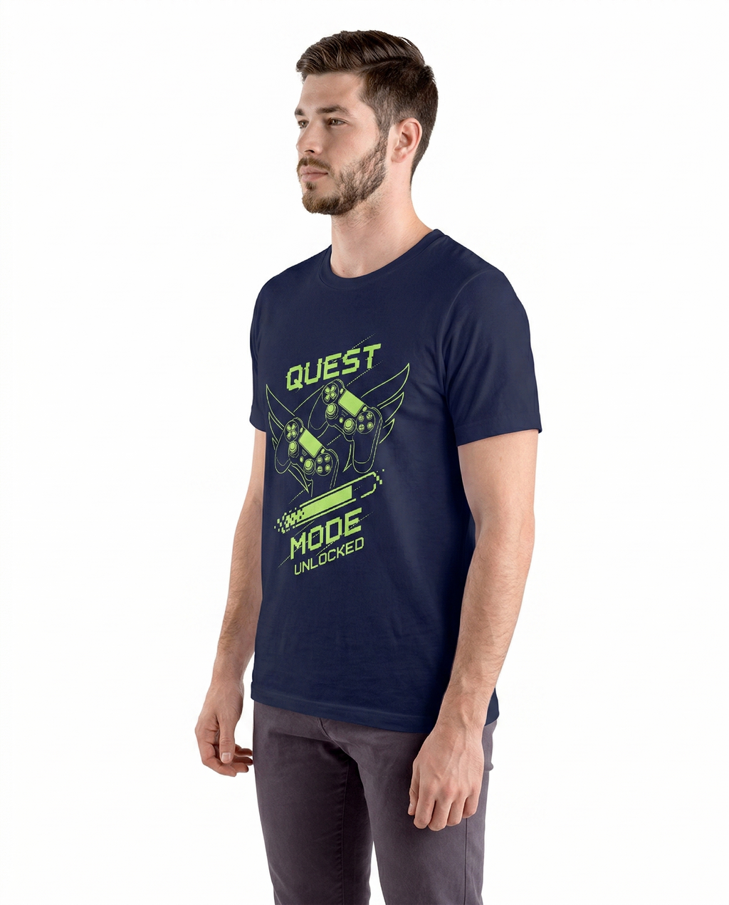 'Quest' Regular Fit T-Shirt for Men/Women