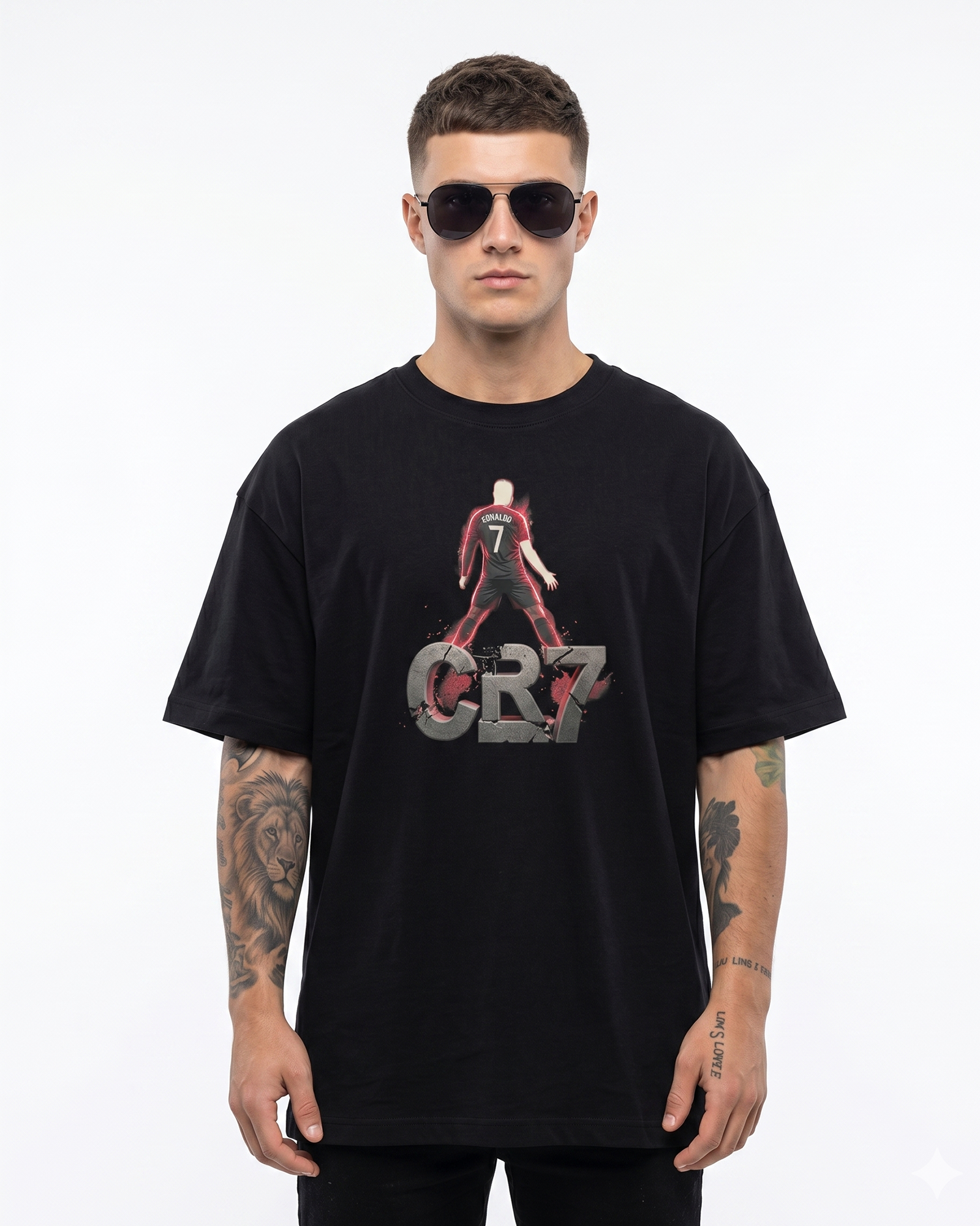 'CR7' Oversized T-Shirt for Men/Women