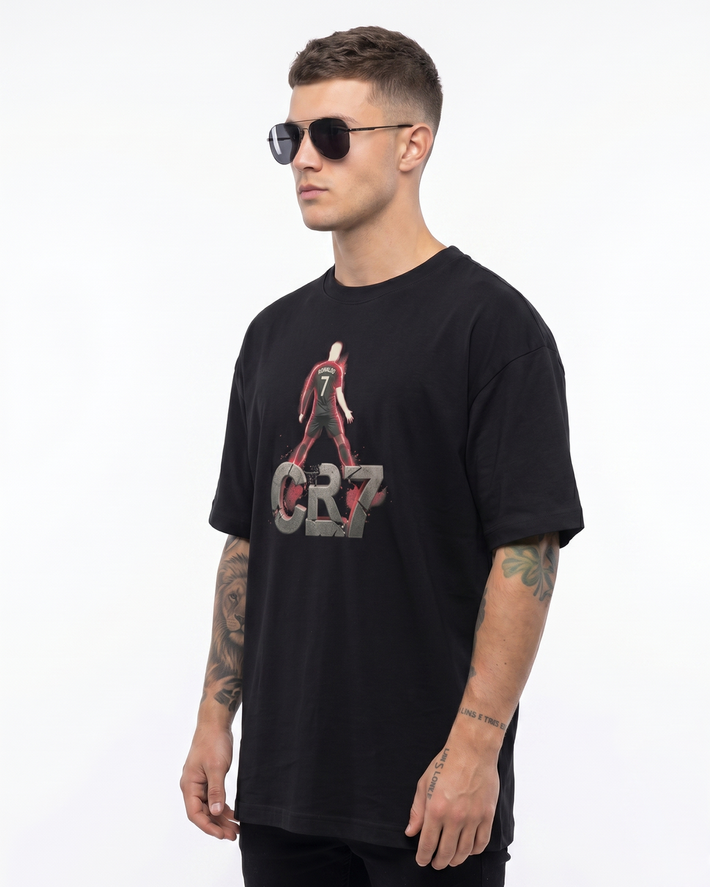 'CR7' Oversized T-Shirt for Men/Women