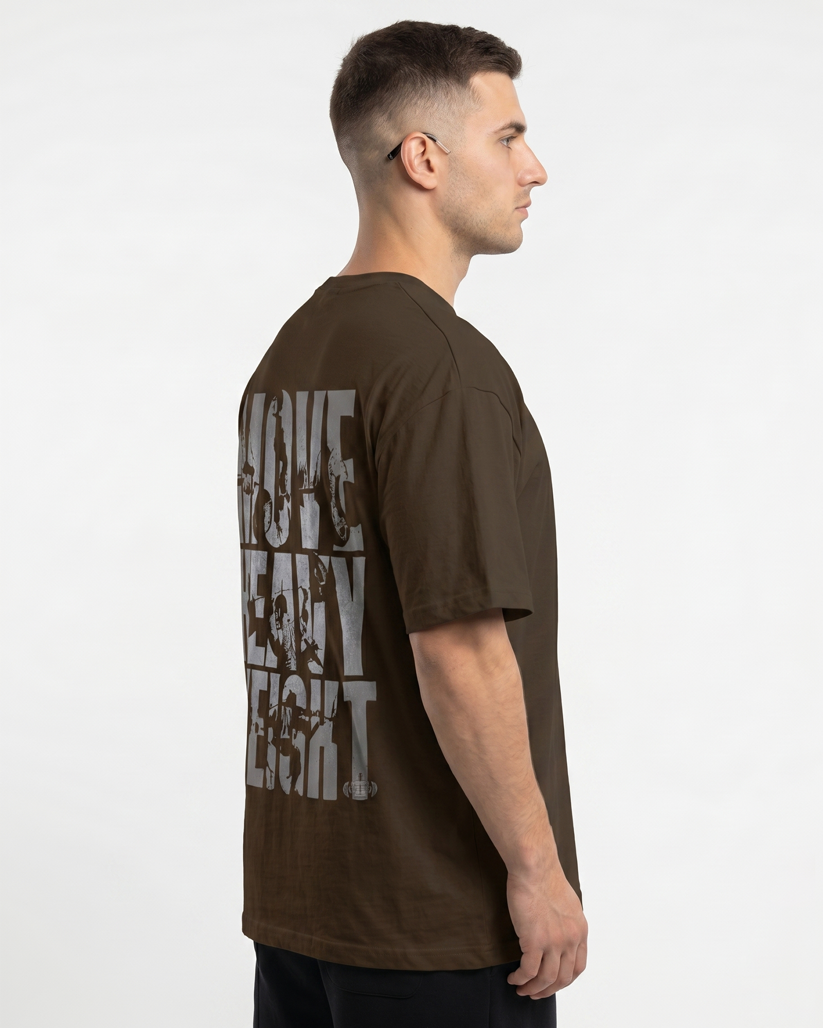 'Move Heavy Weight' Oversized T-Shirt for Men/Women