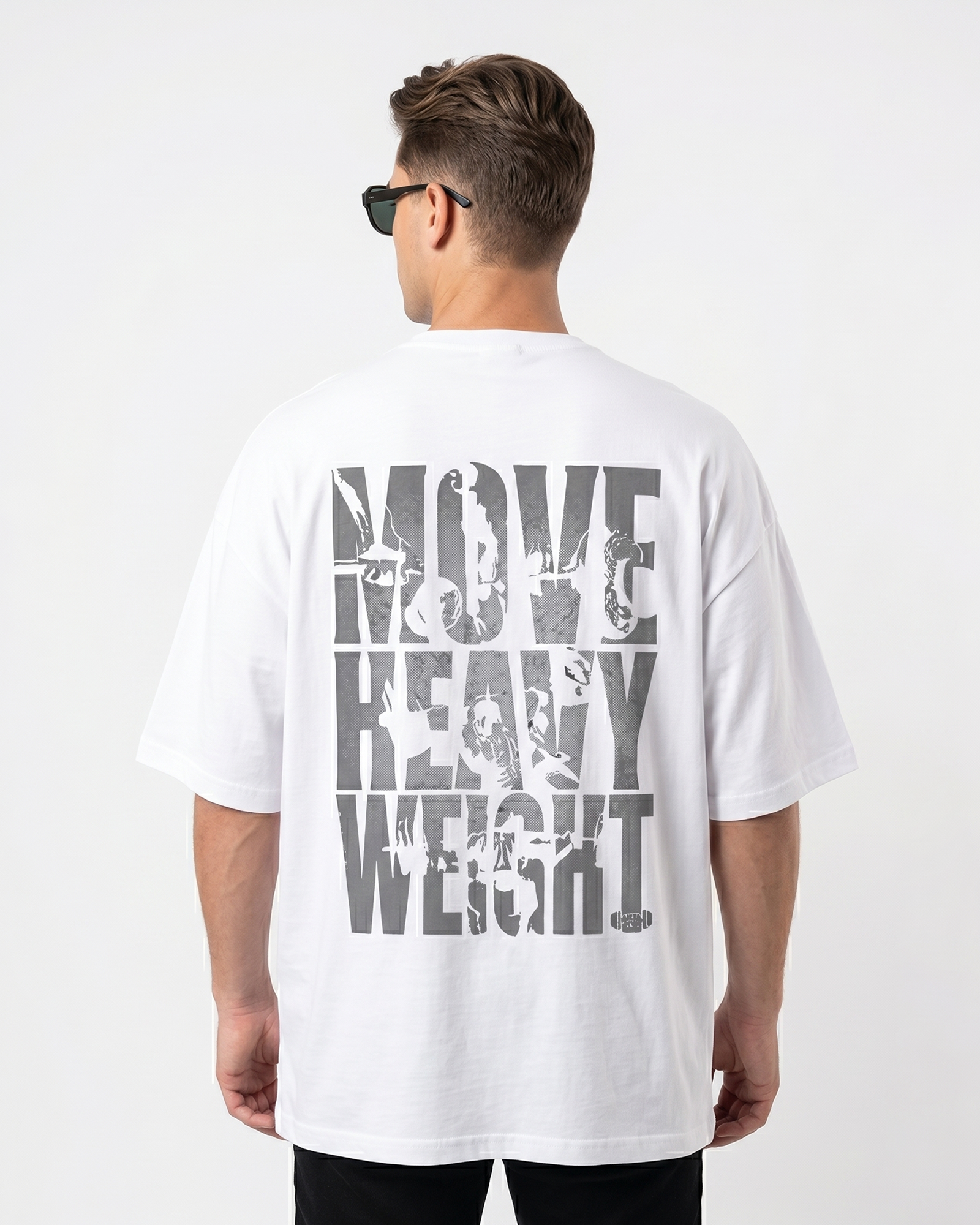 'Move Heavy Weight' Oversized T-Shirt for Men/Women